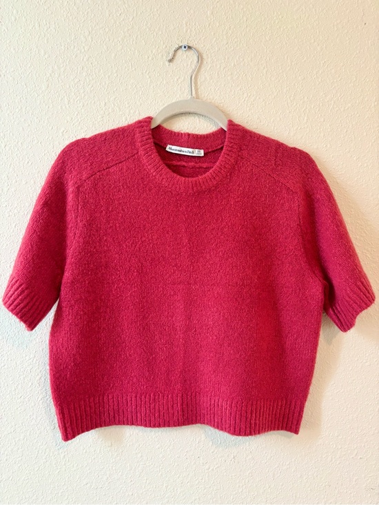 Abercrombie & Fitch Sweaters - Abercrombie & Fitch Women's Short-Sleeve Crewneck Sweater, Size XS